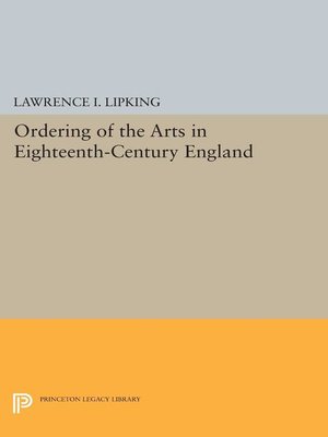 cover image of Ordering of the Arts in Eighteenth-Century England